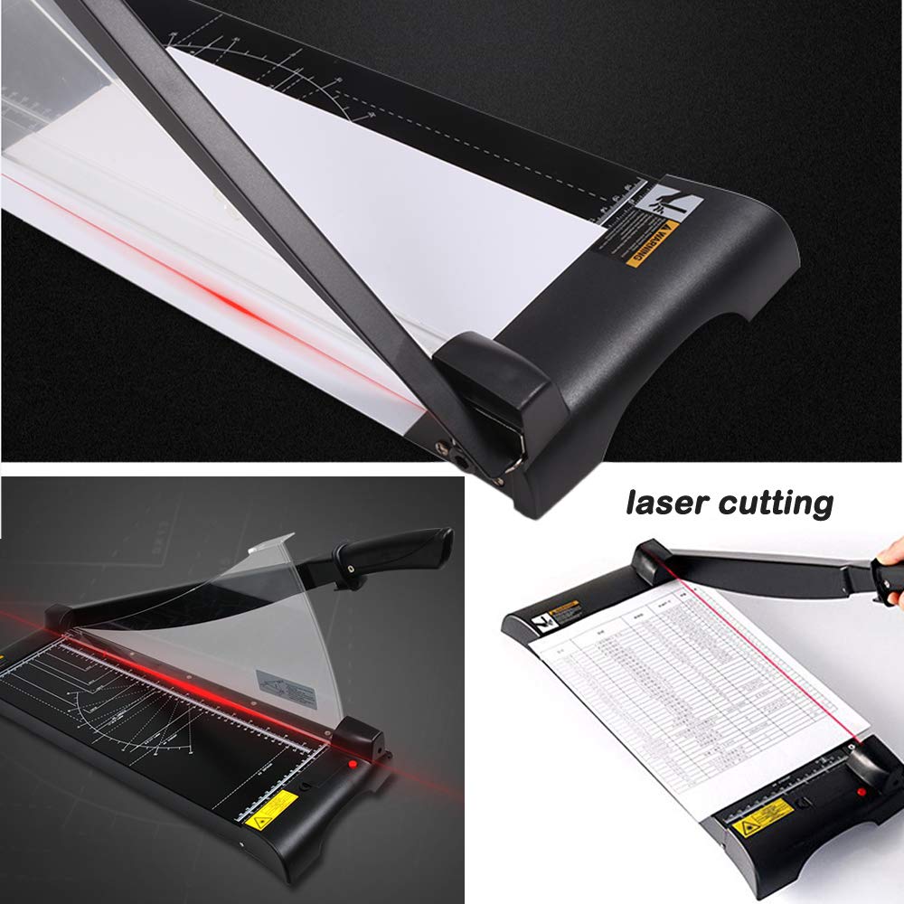 A3/A4 Papierschneidemaschine, Papierschneidemaschine, Guillotine Mit Sicherheitsklingensperre, 10 Blatt Kapazität, Guillotine-Papierschneidemaschine In Kommerzieller Qualität Für Büro, Zuhause, Schu