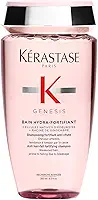 Kérastase Genesis Bain Hydra-Fortifiant Shampoo, Tratamento Fortificante Antiqueda por Quebra para Cabelos Finos e Oleosos, com Flor de Edelweiss e Raiz de Gengibre, 250ml