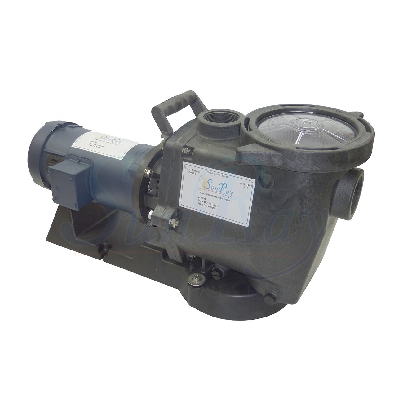 Amazon.com : Natural Current SOLFLO-P 70-37-180 LC Sunray Solar Brush Type  DC Pool Pump : Patio, Lawn u0026 Garden
