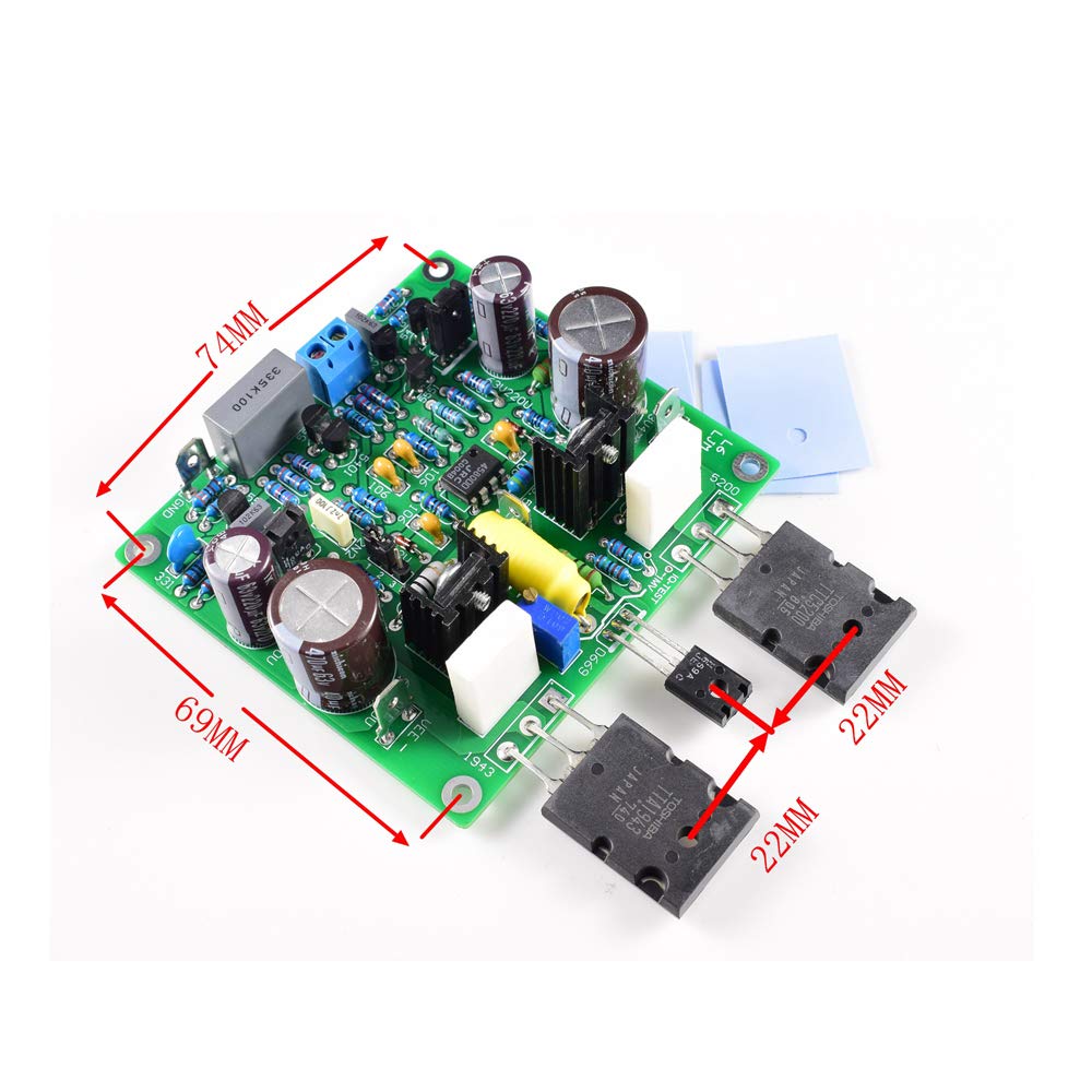 Placa de amplificador de potencia modificada por bricolaje Accuphase E210
