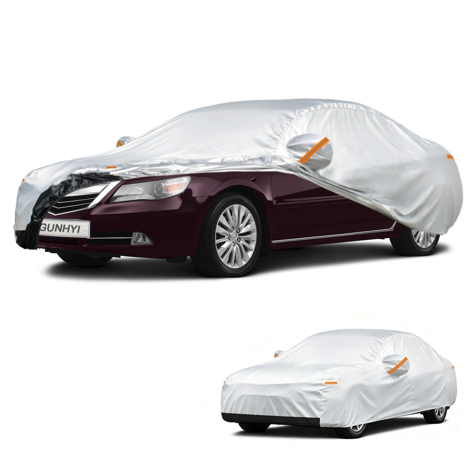 GUNHYI Car Cover Custom Fit Acura RLX (2013-2026) Waterproof for Automobiles, Oxford Sun Rain Dust Snow Protection (Ships from US Warehouse, Delivery 3-8 Days)