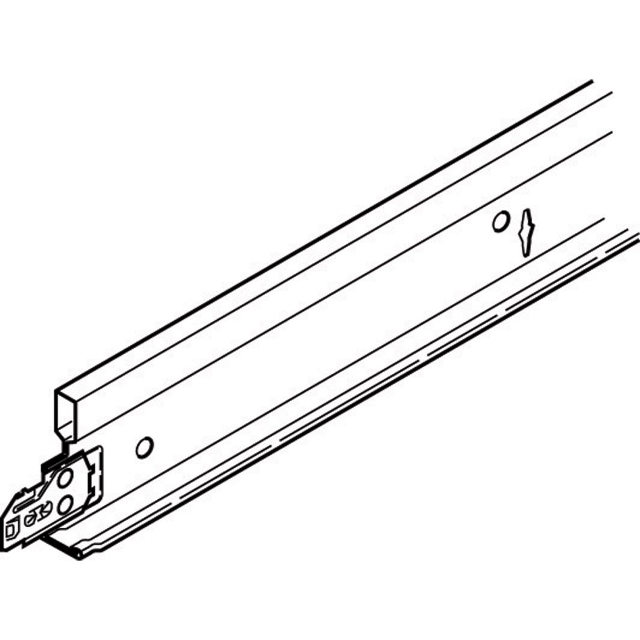 USG Donn Brand SDX/SDXL424 1.5 in. L x 0.942 in. W Galvanized Steel Cross Tee 60 pk