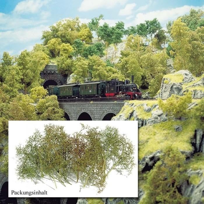 MODELLI ALBERI ARCHITETTURA treno ferrovia wargame diorama scenario bel