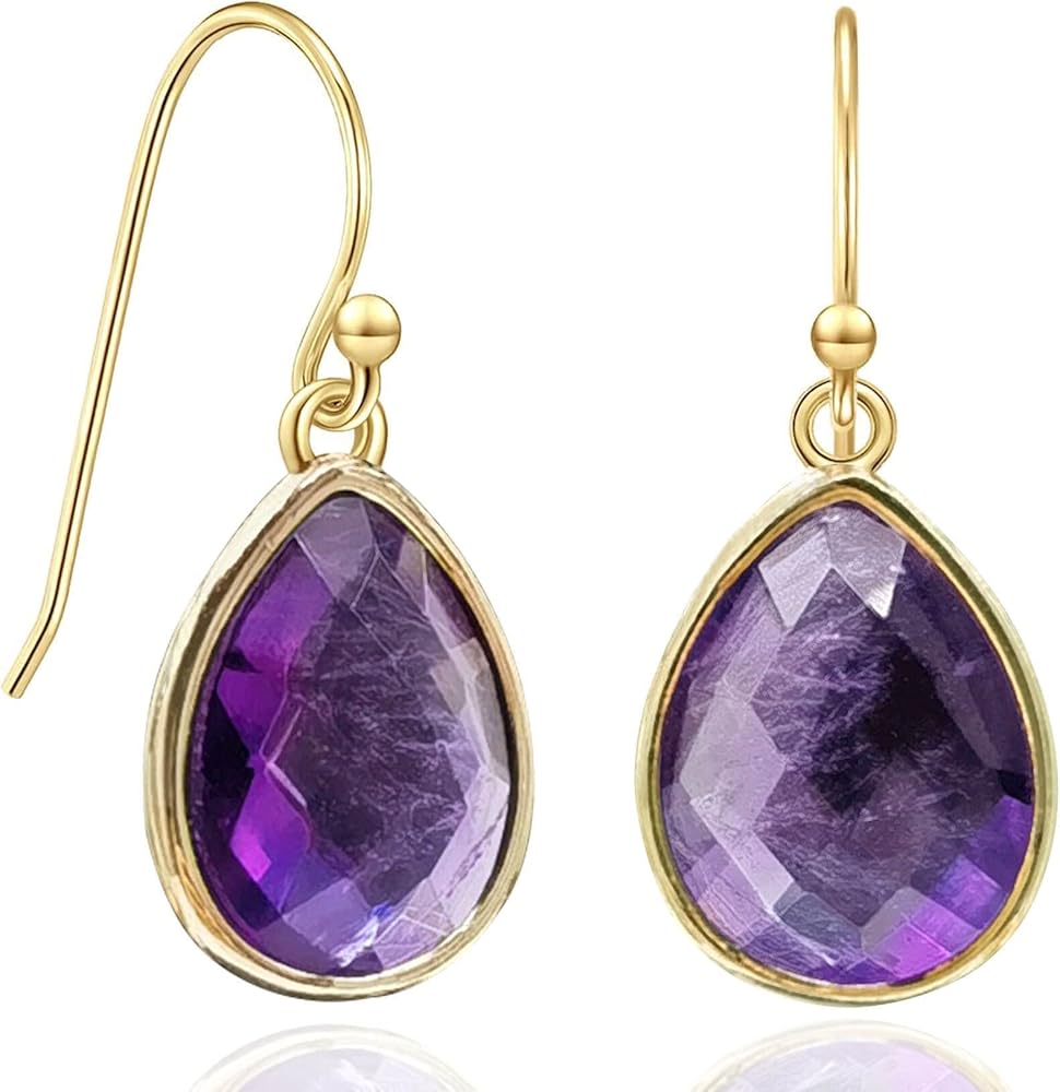 Amethyst earrings amazon store