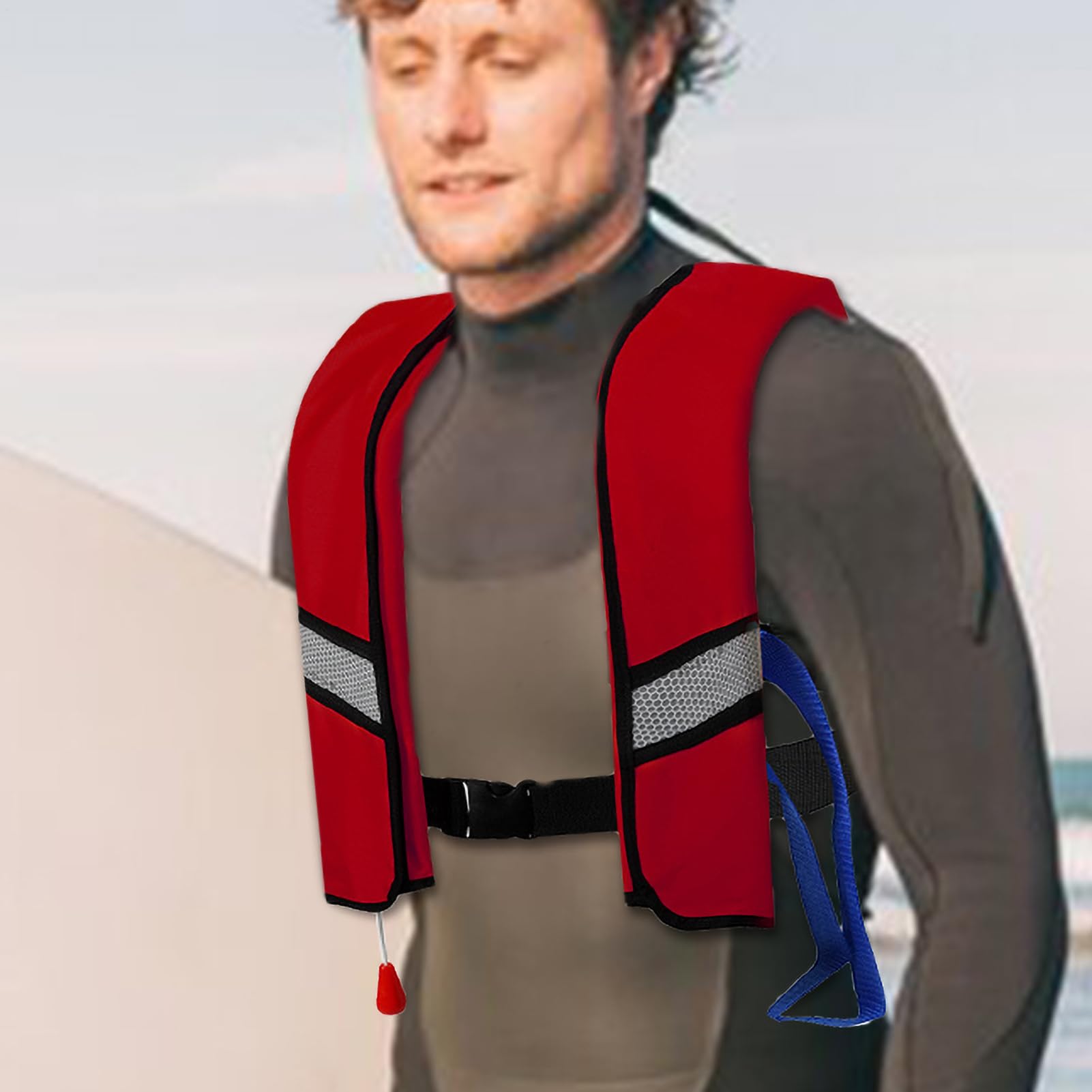 Giubbotti Salvagente Per Adulti Galleggiante Personale Gonfiabile | Giubbotti Salvagente Da Pesca Per Adulti , Canottaggio, Snorkeling, Galleggiante Di Salvataggio