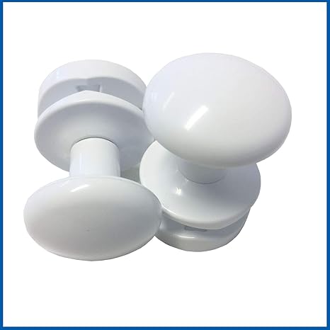 2 pieza Blanco toallero Albornoz Soporte toalla ganchos ...