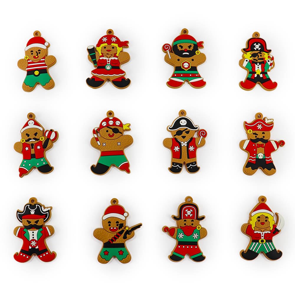 Amazon.com: JDS Toy Store (12 pk) Assorted Christmas Gingerbread