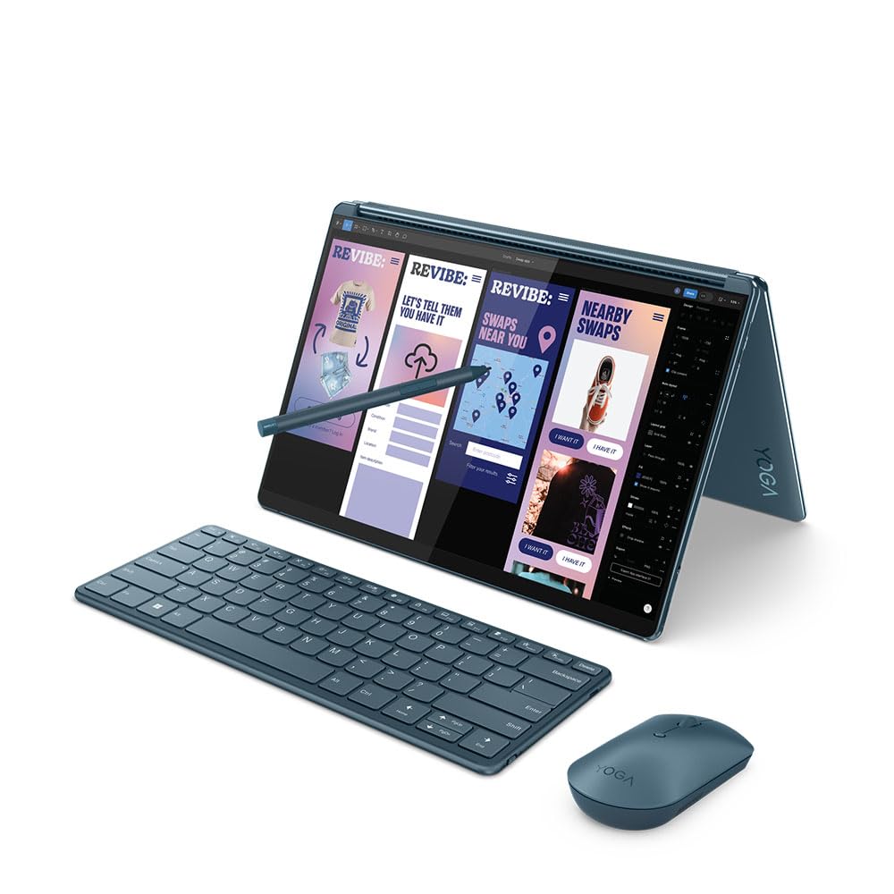Lenovo Computador portátil 2 em 1 Yoga Book 9 13IMU9 | 13,3