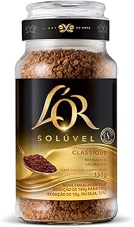 Café l'or solúvel classique pote de vidro 130g