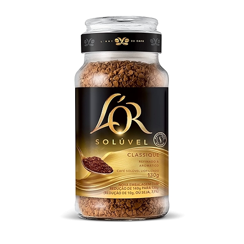 L'OR, Café Solúvel Classique Pote de Vidro 130g L'OR, Café Solúvel Classique Pote de Vidro 130g