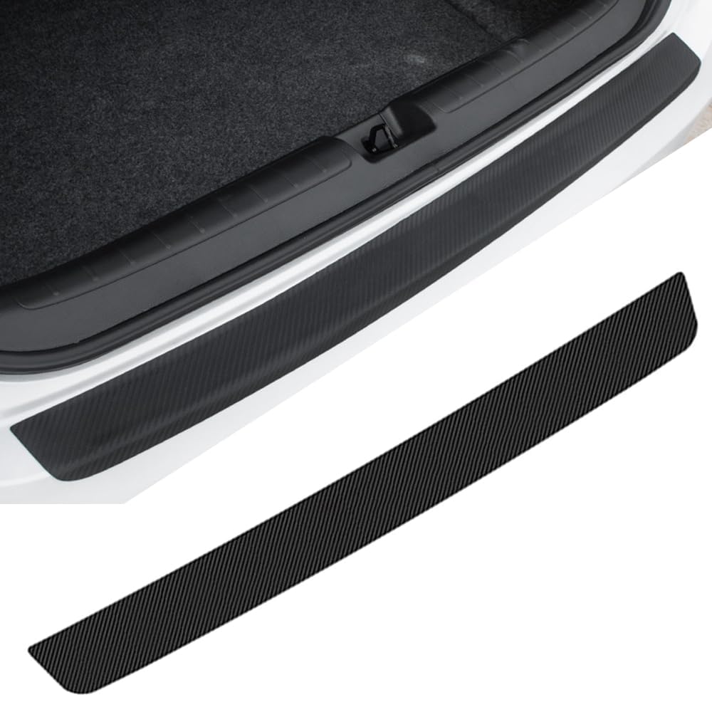 PR-Folia Ladekantenschutz Für Porsche Macan - Schwarzer Stoßstangenschutz 2014-2018