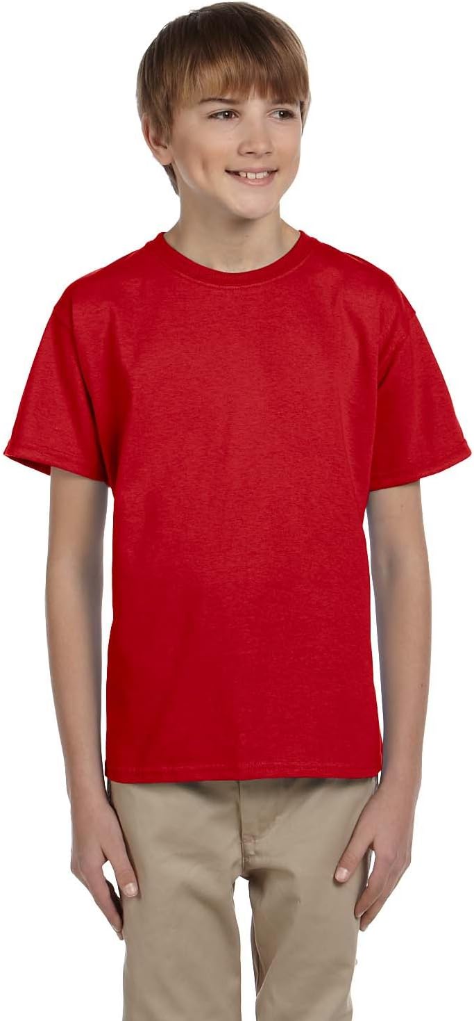 By Gildan Gildan Youth Ultra Cotton 6 Oz T-Shirt - Red - L - (Style # G200B - Original Label)
