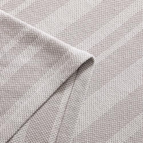Image of Tommy Hilfiger - King Cotton Blanket, Fade Resistant Yarn-Dyed Cotton Bedding, Medium Weight Soft Blanket, Ideal for Layering, Oeko-TEX Certified (Harbor Stripe Grey)