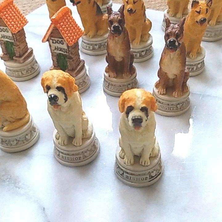 Amazon | 犬と猫のチェスセット チェス ボードゲーム インテリア 