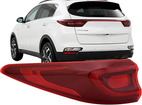 APA - Lámpara trasera exterior de repuesto para Sportage 2020 2021 2022 con bombillas lado izquierdo del conductor 92401D9510 KI2804159