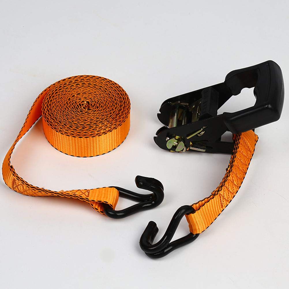 Riemen hinunterbinden Schnallebindergürtel Gürtelgurte für Auto Motorrad Fahrrad mit Metallschnalle Schleppseil Starker Ratschengürtel für Gepäcktasche (Color : 38mmX5m Strip)
