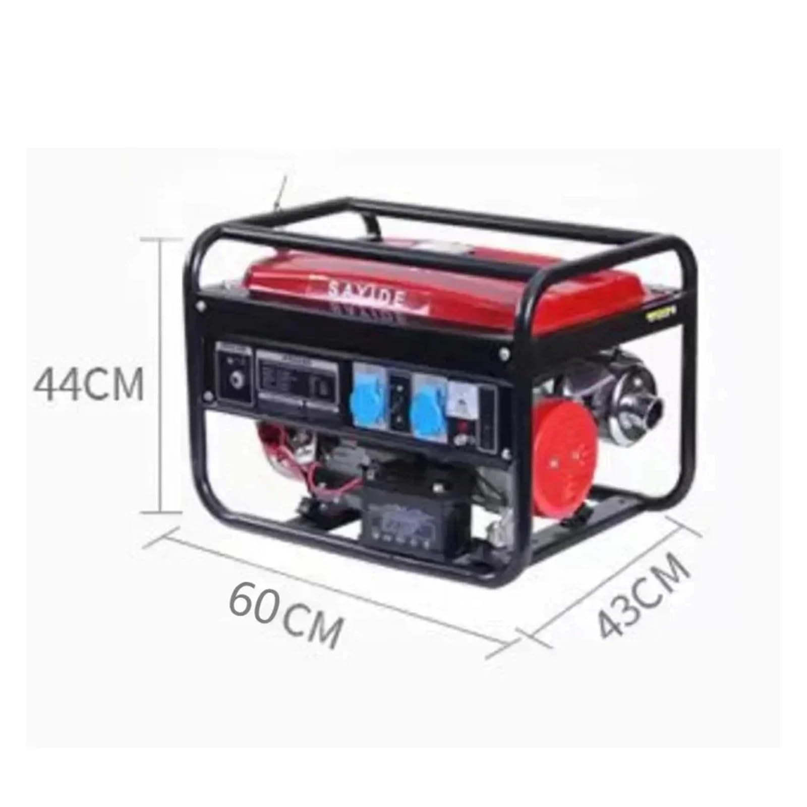 Generatore di avviamento elettrico domestico 220V 3KW 7HP for esterni | Pannello generatore a 4 tempi da campeggio doppia alimentazione senza pneumatici