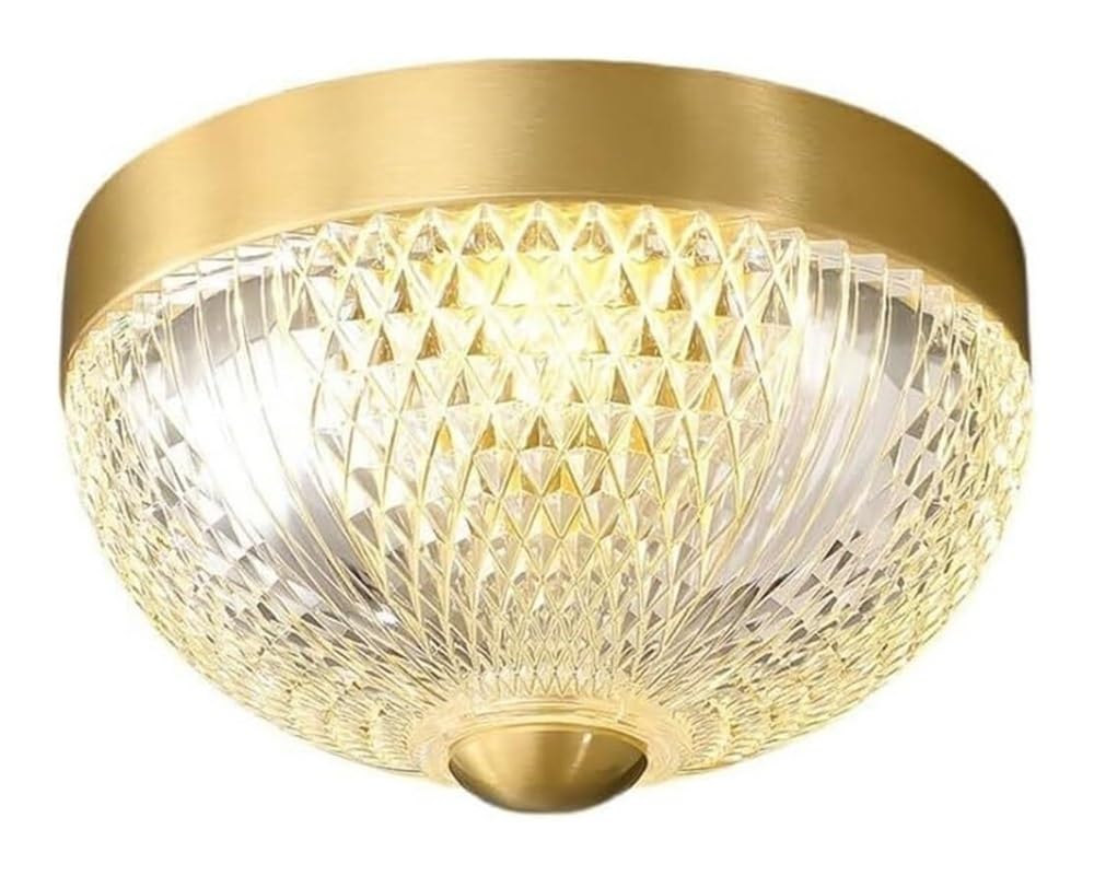 TONFON Nordic Creative Ceiling Lamp Modern LED Brass Ceiling Light Indoor Ceiling Light Fixture for Hallway Balcony Entryway Foyer Stairwell Aisle Loft Restaurant Pendant Lamp(A)