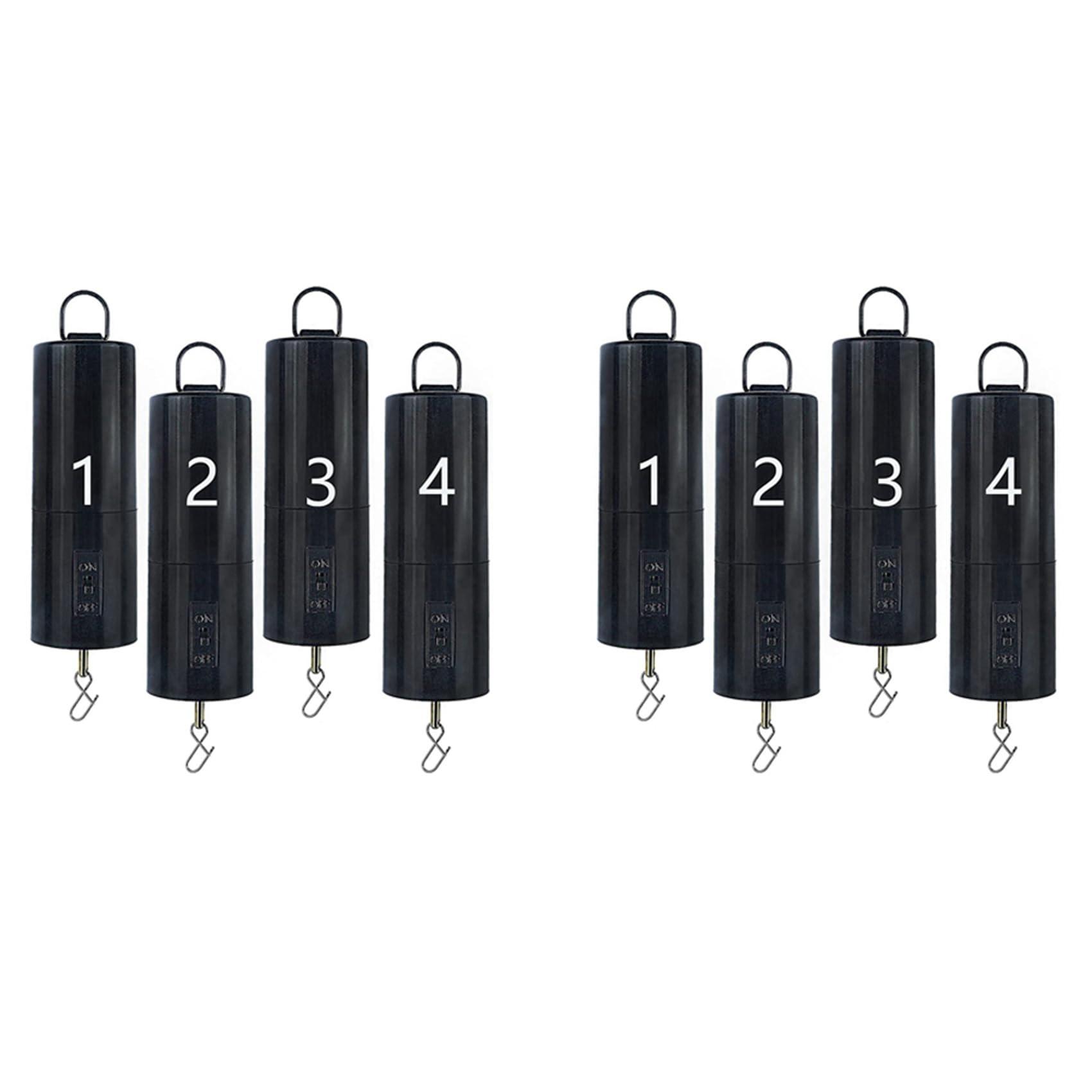 Jnchdghwa 8Pcs Wind Spinner Motor Hanging Display Motor Battery Operated Rotating Motor Multi-Purposes for Wind Spinner Yard Decor