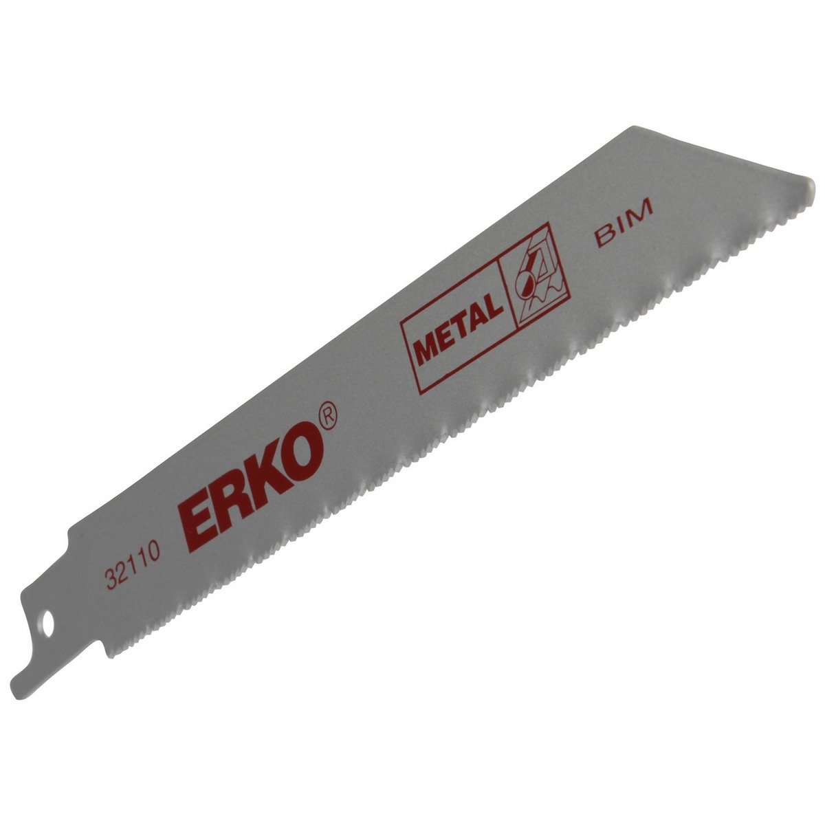 Hoja sierra de sable BIM erko 150 mm 18d Metal 2 – 4 mm – Tarjeta de 5