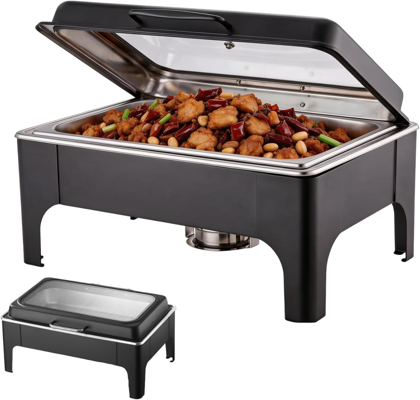 Scaldavivande in Acciaio Inossidabile 9qt per A Buffet