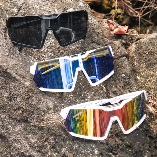Image of Photochromic Z87 Safety Sports Sunglasses for Men Women, ANSI Z87 TR90 Frame UV400 Protection for Running Cycling