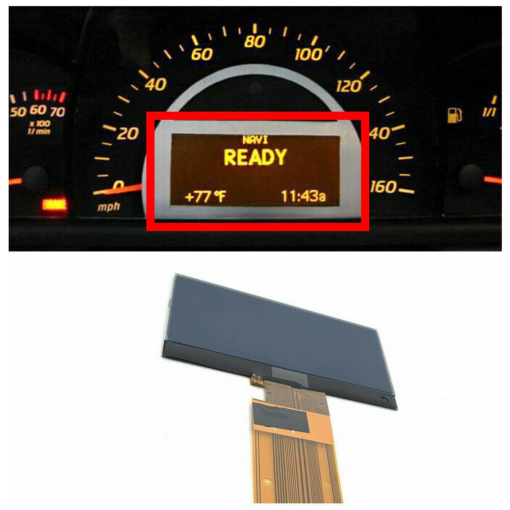 Pantalla LCD para salpicadero de WXZOS para el panel de instrumentos del Benz Clase C W203 2001-2006