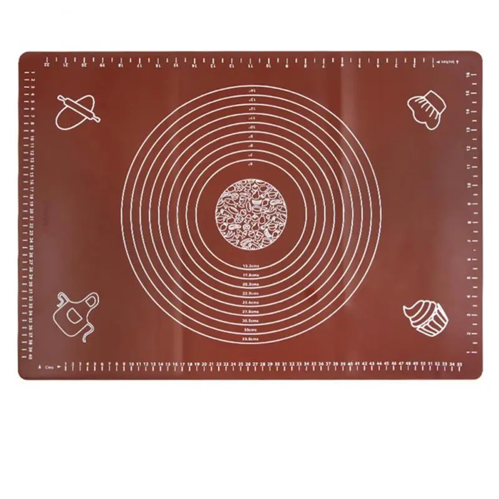 Tapetes para hornear Estera de silicona for hornear, cocina, amasar masa, estera for hornear, pastelería, almohadilla for masa rodante antiadherente, accesorios y herramientas for hornear(07,50x70)