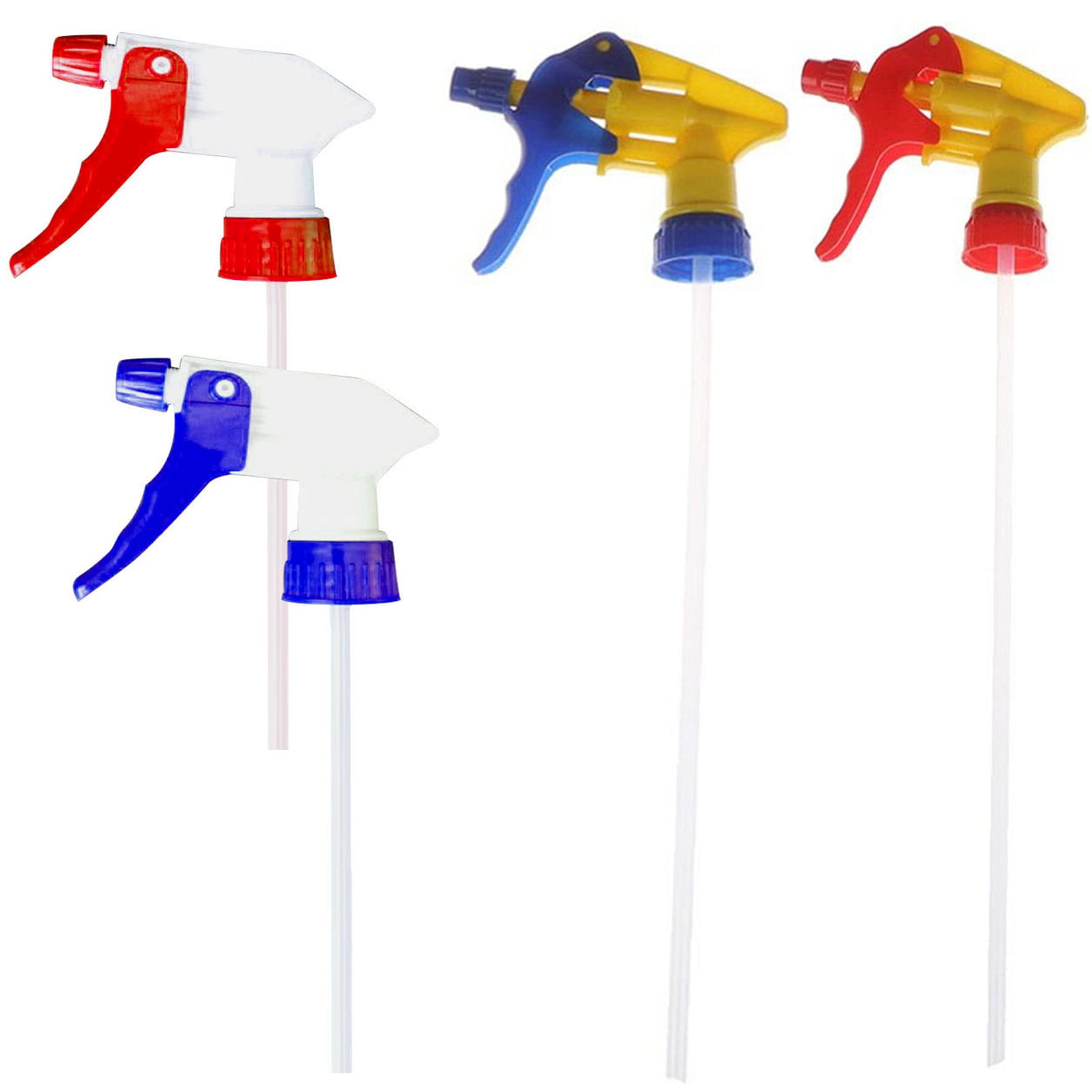 Trigger Sprayer Nozzle System for Water, Medicine Spray in The Garden Salon Barber Shop Water Nozzle Hand Head Trigger Gun Nozzle Sprayer Pack Of 4