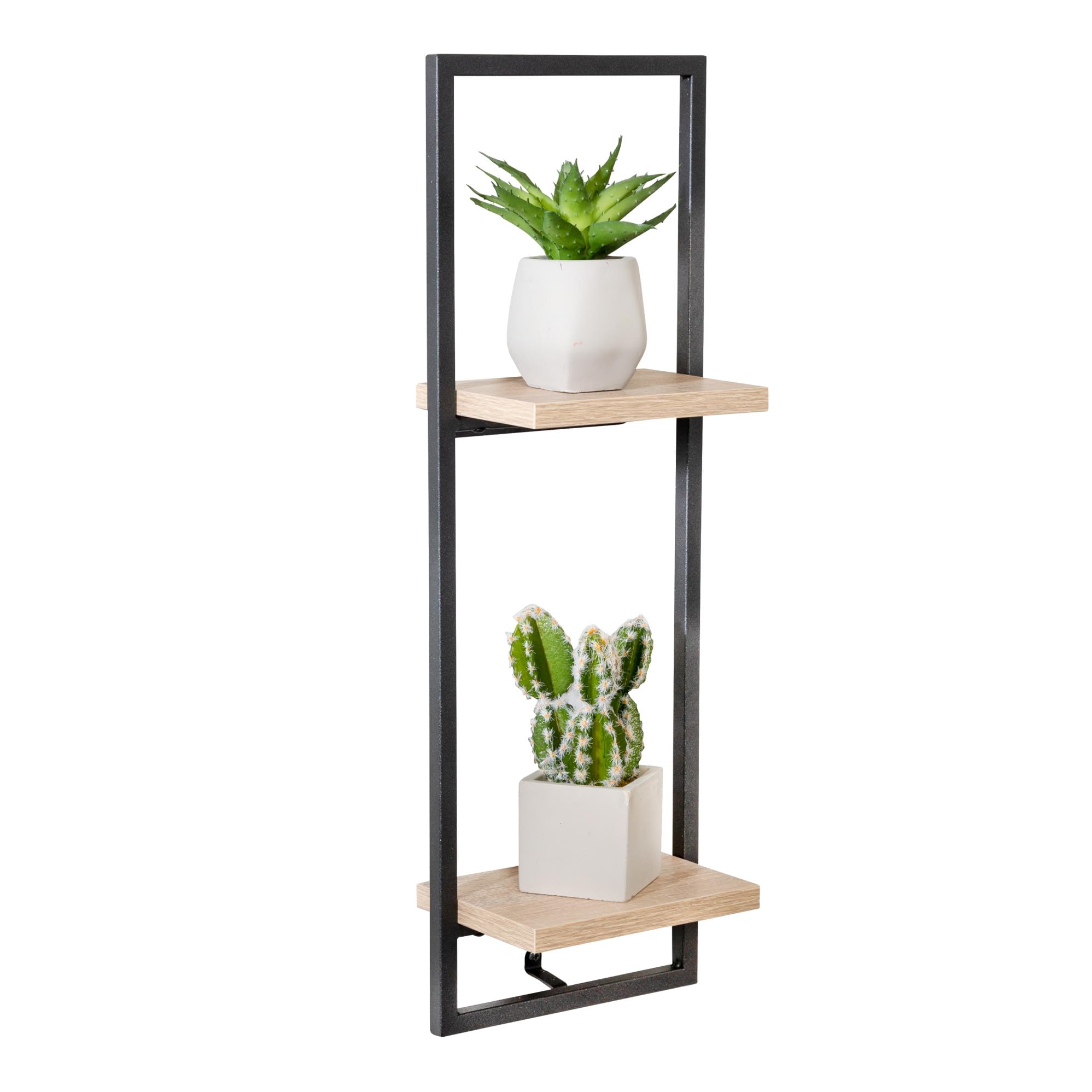Amazon.com: Honey Can Do Double Floating Wall Shelf SHF-08572
