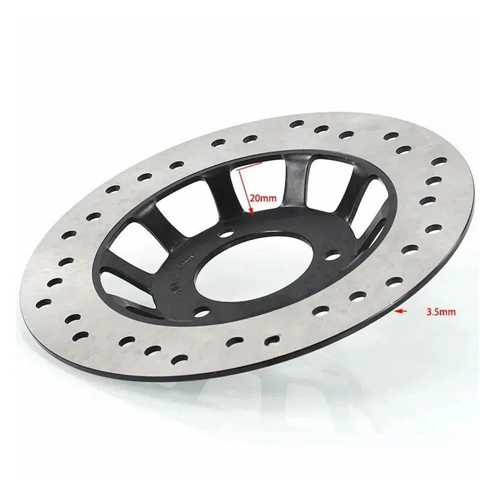 Dischi Freno In Acciaio Legato Per ATV Scooter Elettrico Motos Gruppo Freno A Disco 220MM 3 Fori Rotore Per Moto Concavo