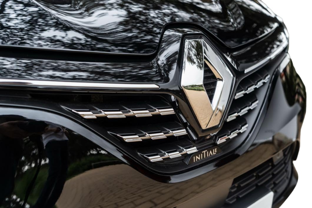 Chromowana kratka ze stali nierdzewnej, 6 szt. do Renault Clio V 2019+, srebrna