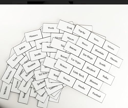 Azulejo protector contra salpicaduras de 10 hojas con temática de ciudad, para hogares y empresas, 0.079 in de grosor, 12 x 12 pulgadas, resistente