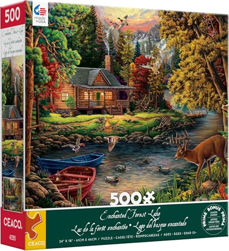 Puzzle Temática Bosque Encantado 3+ Anos