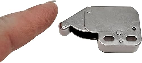 Miniatura 4 de GWYAN 4 unidades de sistema automático de resorte a presión, cierre táctil a presión, hebilla de resorte autoblocante para cierre de punta,