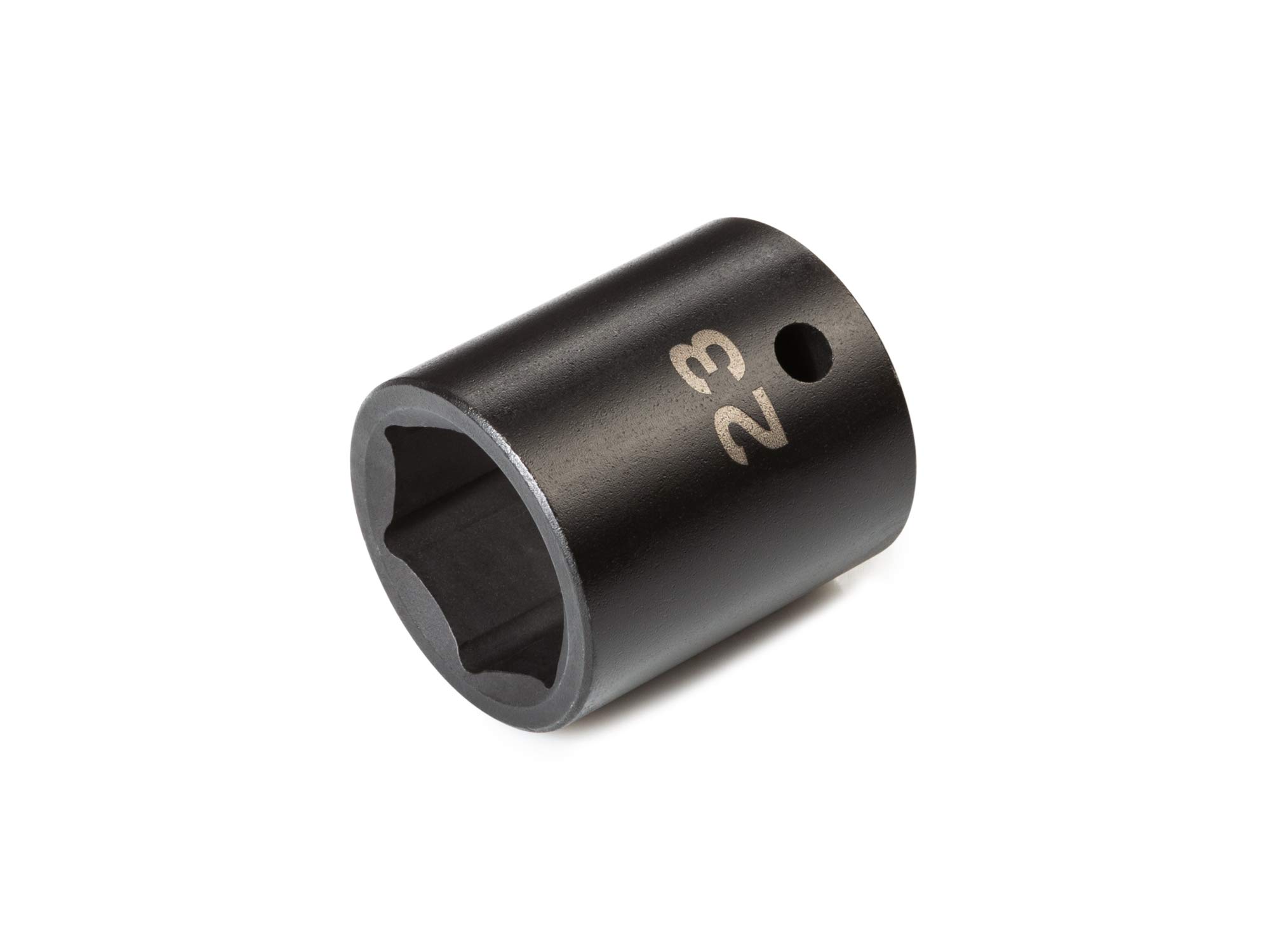 TEKTON 1/2 Inch Drive x 23 mm Shallow 6-Point Impact Socket | SID22123