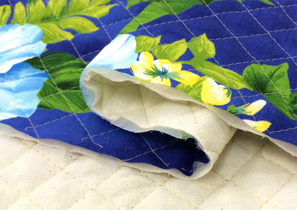 Amazon | キルティング生地 ハワイアン ハイビスカス柄のキルト