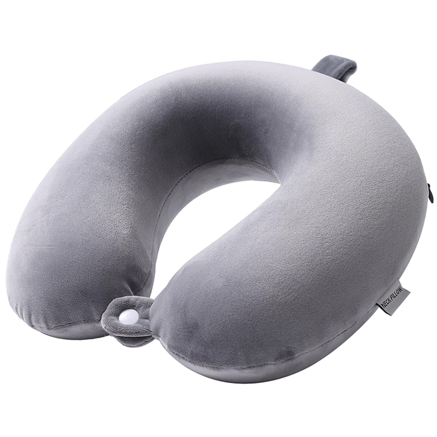 Cozy BoSpin Reisekissen- Perfektes Memory Foam Nackenkissen Stützkissen，kompakt und leicht, schnell gepackt,Schlafrestkissen (grau)
