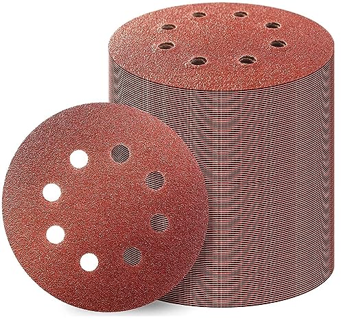 Image of Inditrust new Sanding Disc 180mm (7 inch) with 8 Holes (100 Grit, 10)