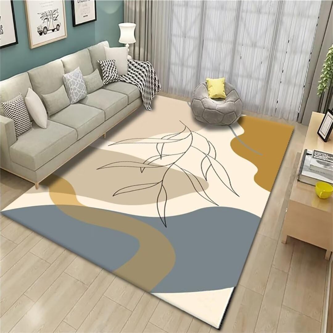 Tapis pour chien de chevet ménager et tapis de chambre déco jaune