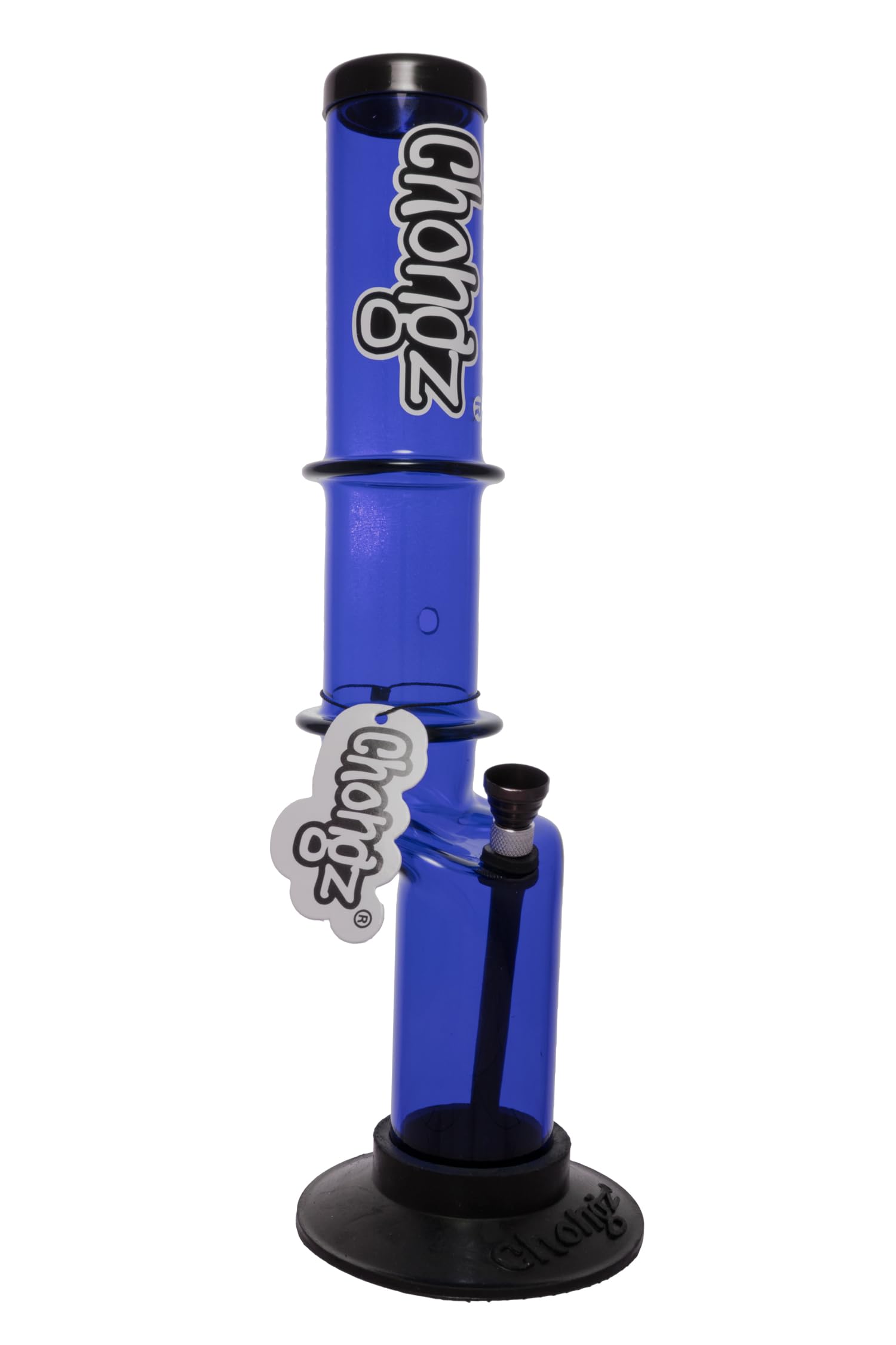 Chongz 36cm "Dirty Heathen" Ice Waterpipe Bong (Blue)