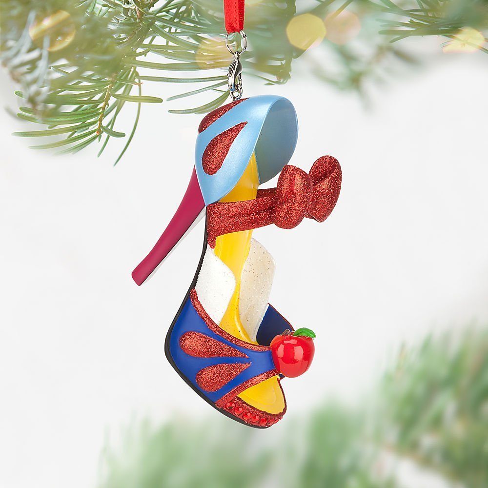 キーホルダー・アクリルキーホルダー Disney Shoe Ornament  white Amazon.com: Disney Snow White Shoe Ornament Red