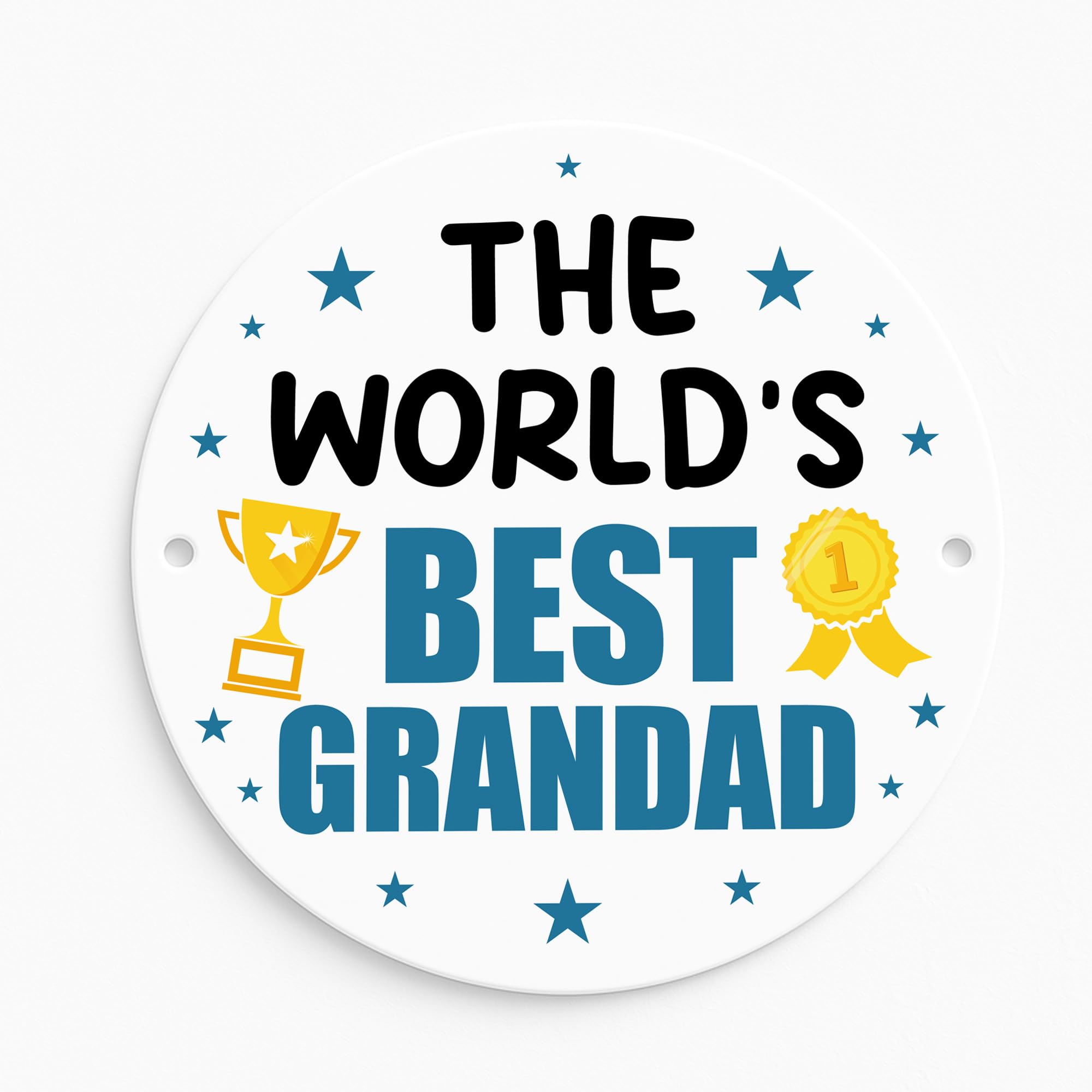 Red Ocean Gift For Grandad For Fathers Day Birthday Worlds Best Grandad Gift Hanging Shed Sign Him From Grandchildren Man Cave Garage Sign Thank You