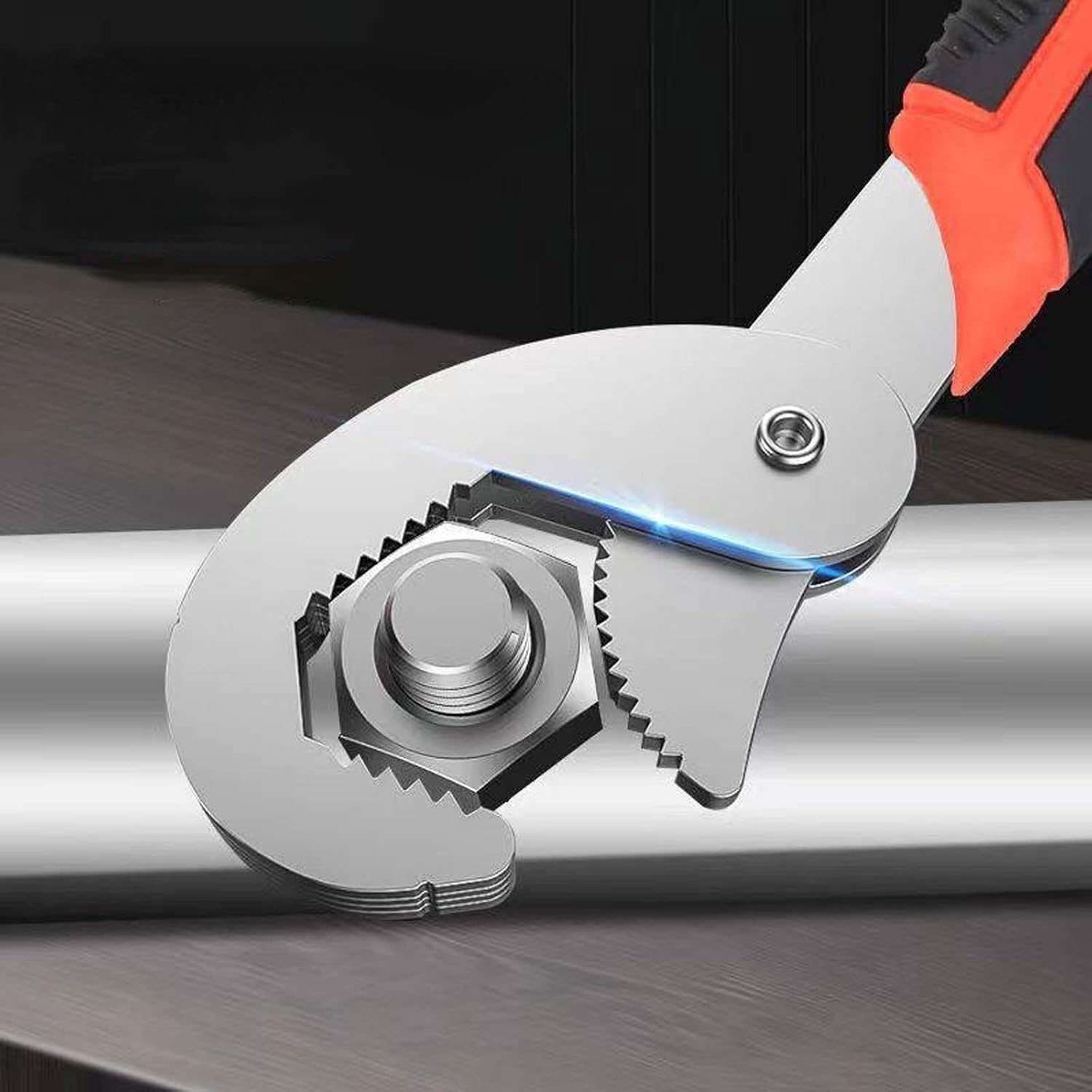 Wrenches WoodWorking Wrench Stainless Steel Non-slip Multi-function Pipe Multi-size Mecanico Hand Tools(6-22MM)