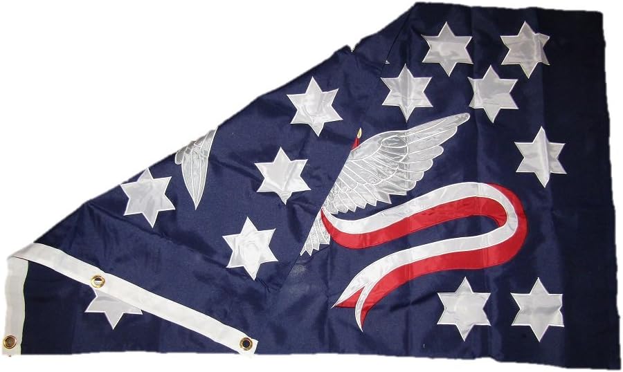 AES 3x5 Embroidered Sewn Whiskey Rebellion 600D Solarmax Nylon Flag 3'x5' Brass Grommets