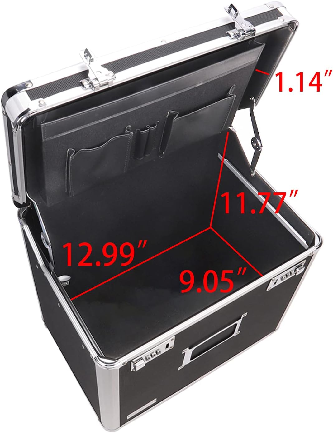 One-Day Sale: Up to 70% Off Vaultz Locking Mobile Business Case, Letter Size, 11 x 14.75 x 13.75 Inches, Black (VZ00348) Black Friday - 60% OFF Vaultz Locking Mobile Business Case, Letter Size, 11 x 14.75 x 13.75 Inches, Black (VZ00348)