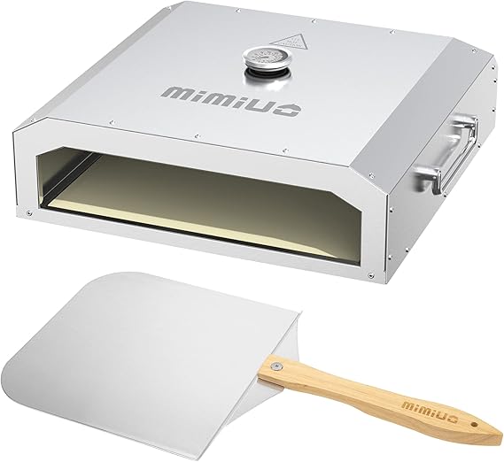 Mimiuo Portable BBQ Pizza Oven Conversion Kit for Outdoor Garden