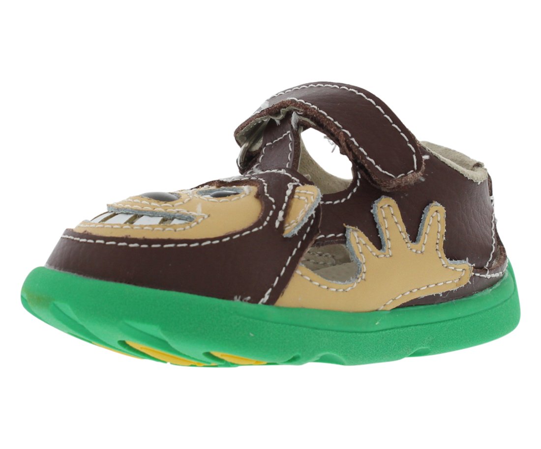 Zooligans Bobo The Monkey Shoes, Brown/Green, 11 M US