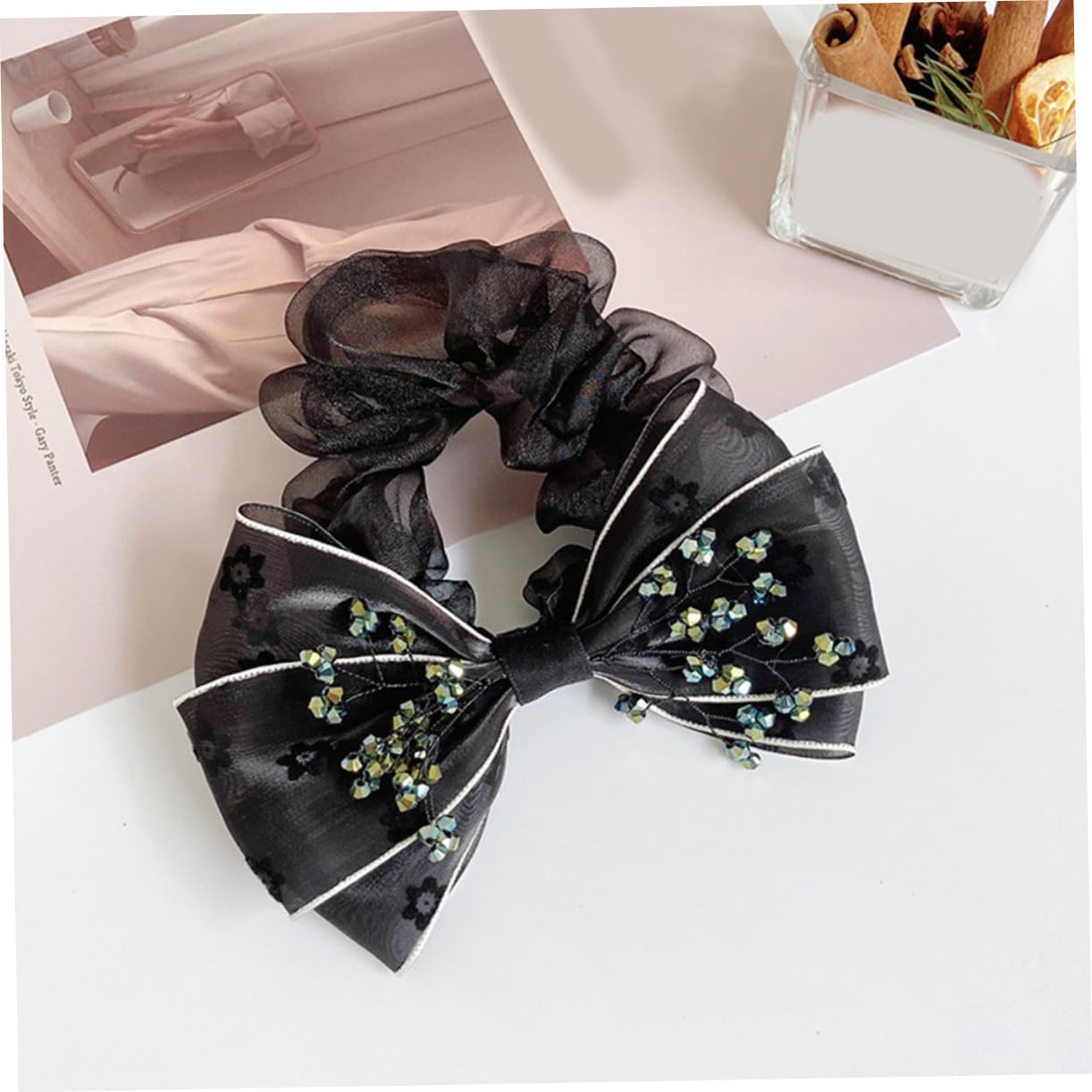 Beaupretty 10piezas Accesorios Cabello Diseño De Lazo y Elegantes Coletas Para Scrunchies Chic