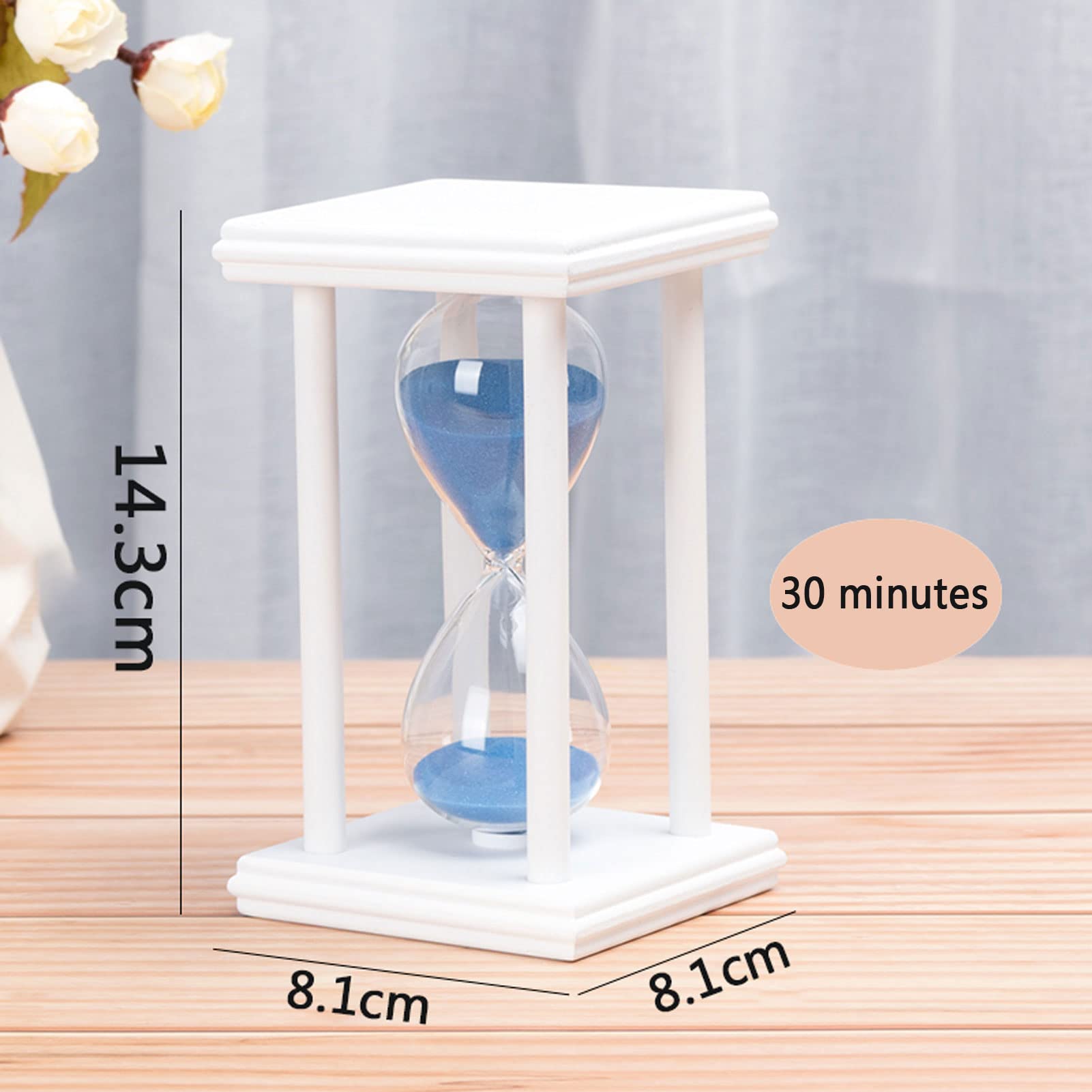 Reloj De Arena Reloj de Arena para niños 30 Minutos Timer Temporizadores de Arena Asistente de gestión del Tiempo Regalo Creativo Inicio,Escritorio,Decoraci de Oficina Decoración